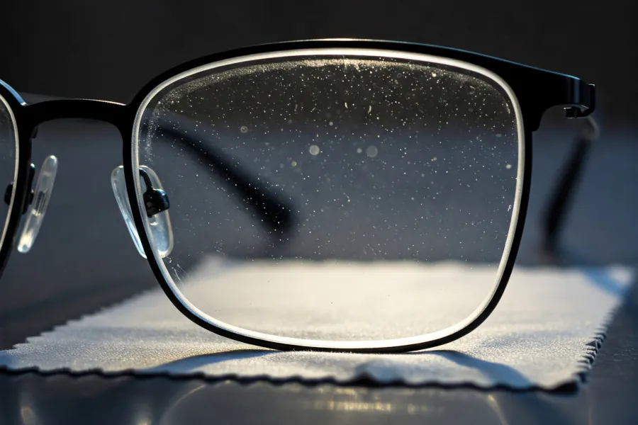 usuwanie rys z okularów korekcyjnych