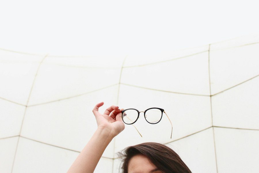 zbyt mocne okulary